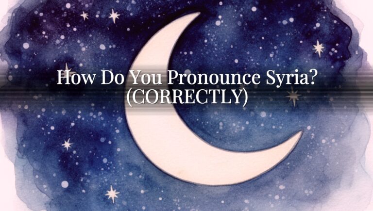 How Do You Pronounce Syria? (CORRECTLY) How Do You Pronounce Syria? (CORRECTLY)