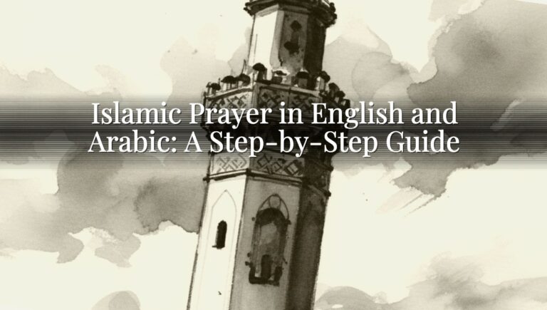 Islamic Prayer in English and Arabic: A Step-by-Step Guide Islamic Prayer in English and Arabic: A Step-by-Step Guide