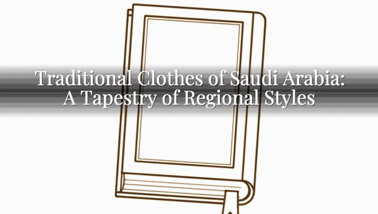 Traditional Clothes of Saudi Arabia: A Tapestry of Regional Styles