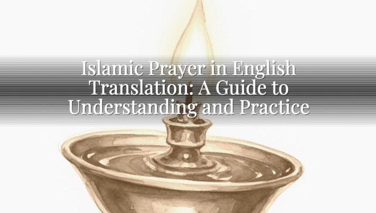 Islamic Prayer in English Translation: A Guide to Understanding and Practice Islamic Prayer in English Translation: A Guide to Understanding and Practice