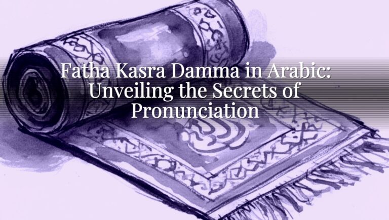 Fatha Kasra Damma in Arabic: Unveiling the Secrets of Pronunciation Fatha Kasra Damma in Arabic: Unveiling the Secrets of Pronunciation