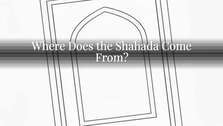 Where Does the Shahada Come From?