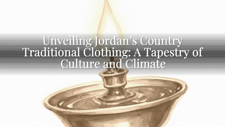 Unveiling Jordan’s Country Traditional Clothing: A Tapestry of Culture and Climate