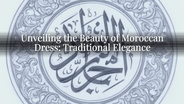 Unveiling the Beauty of Moroccan Dress: Traditional Elegance
