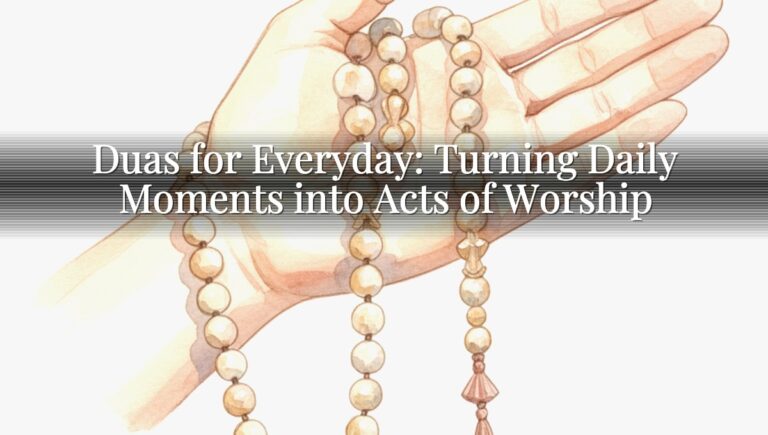 Duas for Everyday: Turning Daily Moments into Acts of Worship