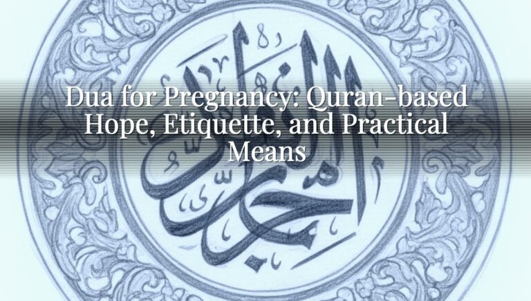 Dua for Pregnancy: Quran-based Hope, Etiquette, and Practical Means Dua for Pregnancy: Quran-based Hope, Etiquette, and Practical Means