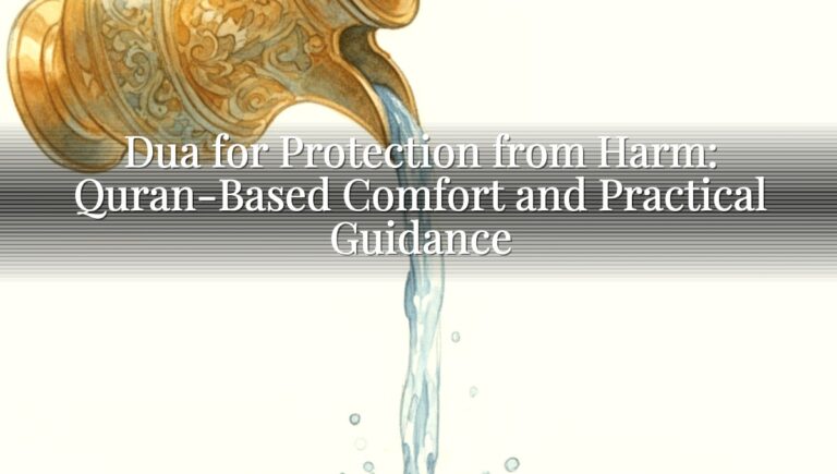 Dua for Protection from Harm: Quran-Based Comfort and Practical Guidance