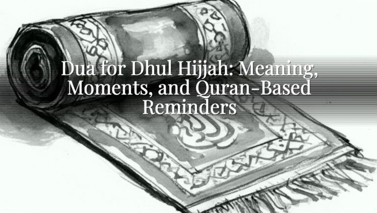 Dua for Dhul Hijjah: Meaning, Moments, and Quran-Based Reminders