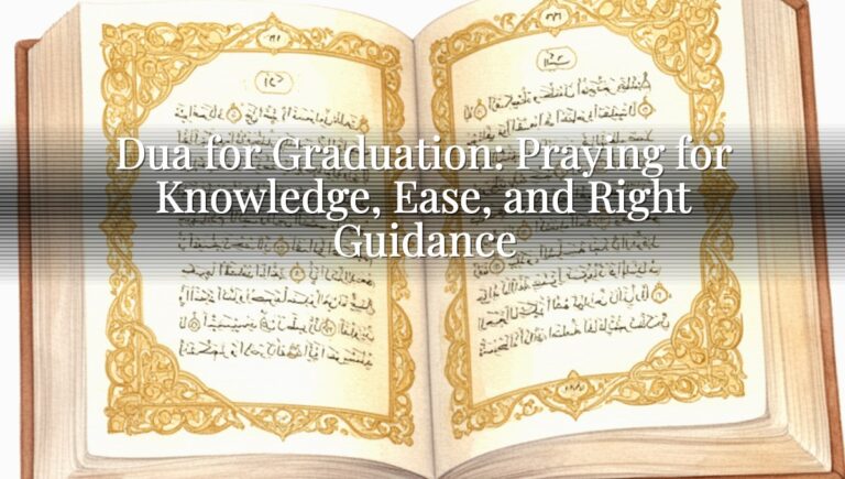 Dua for Graduation: Praying for Knowledge, Ease, and Right Guidance