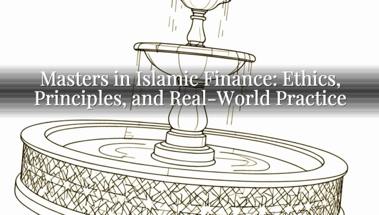 Masters in Islamic Finance: Ethics, Principles, and Real-World Practice Masters in Islamic Finance: Ethics, Principles, and Real-World Practice