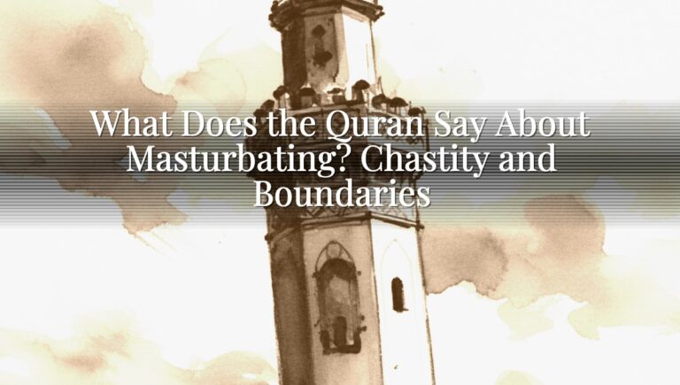 What Does the Quran Say About Masturbating? Chastity and Boundaries What Does the Quran Say About Masturbating? Chastity and Boundaries
