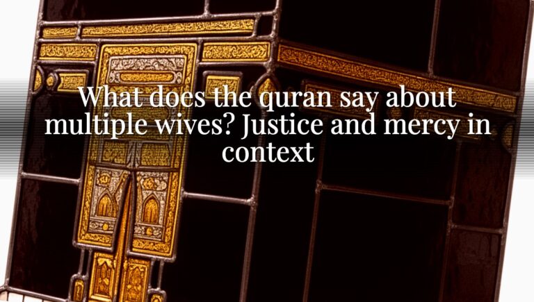 What does the quran say about multiple wives? Justice and mercy in context What does the quran say about multiple wives? Justice and mercy in context