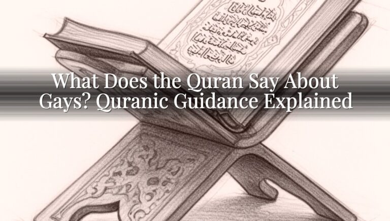 What Does the Quran Say About Gays? Quranic Guidance Explained What Does the Quran Say About Gays? Quranic Guidance Explained