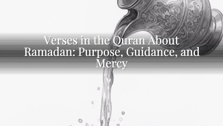 Verses in the Quran About Ramadan: Purpose, Guidance, and Mercy Verses in the Quran About Ramadan: Purpose, Guidance, and Mercy