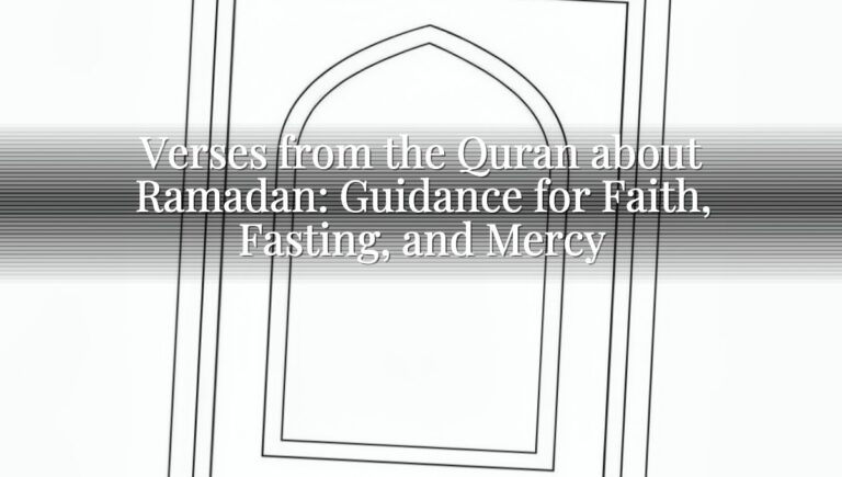 Verses from the Quran about Ramadan: Guidance for Faith, Fasting, and Mercy