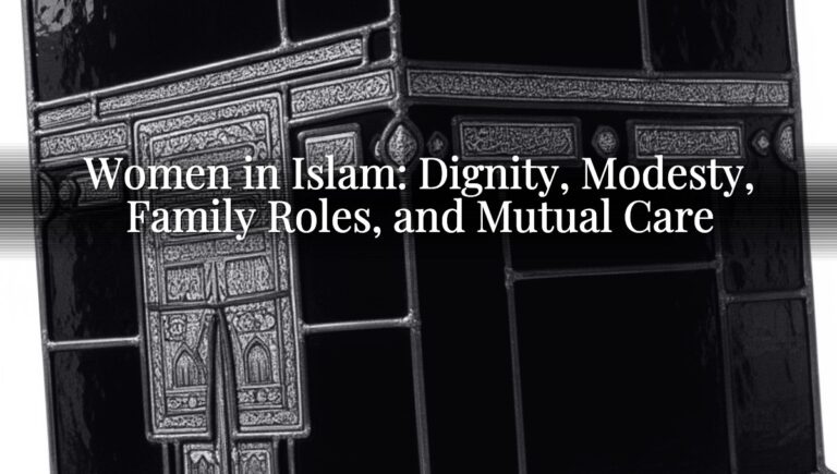 Women in Islam: Dignity, Modesty, Family Roles, and Mutual Care
