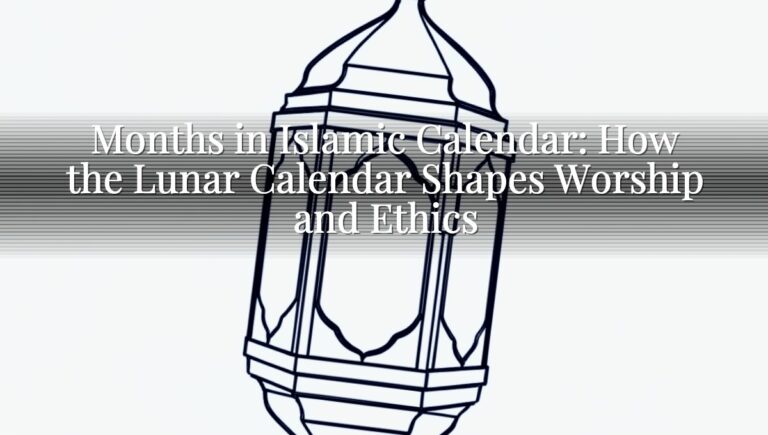 Months in Islamic Calendar: How the Lunar Calendar Shapes Worship and Ethics