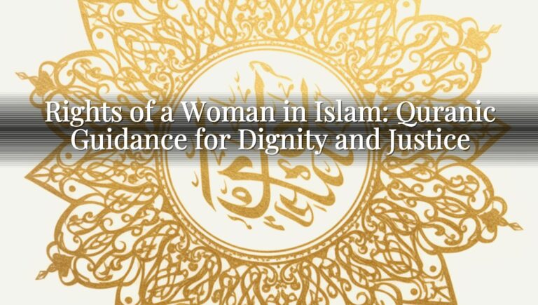 Rights of a Woman in Islam: Quranic Guidance for Dignity and Justice