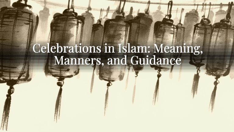 Celebrations in Islam: Meaning, Manners, and Guidance Celebrations in Islam: Meaning, Manners, and Guidance