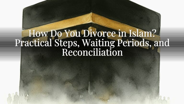 How Do You Divorce in Islam? Practical Steps, Waiting Periods, and Reconciliation How Do You Divorce in Islam? Practical Steps, Waiting Periods, and Reconciliation