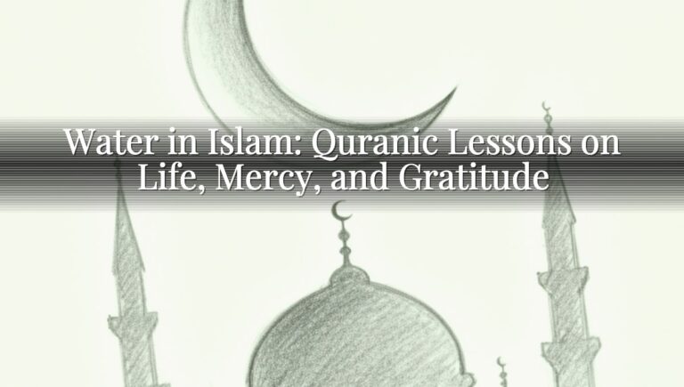 Water in Islam: Quranic Lessons on Life, Mercy, and Gratitude