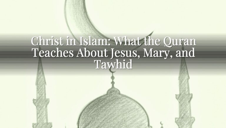 Christ in Islam: What the Quran Teaches About Jesus, Mary, and Tawhid
