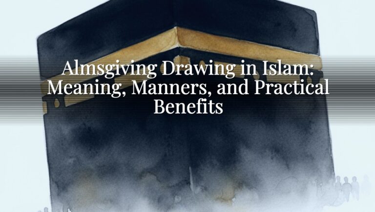 Almsgiving Drawing in Islam: Meaning, Manners, and Practical Benefits