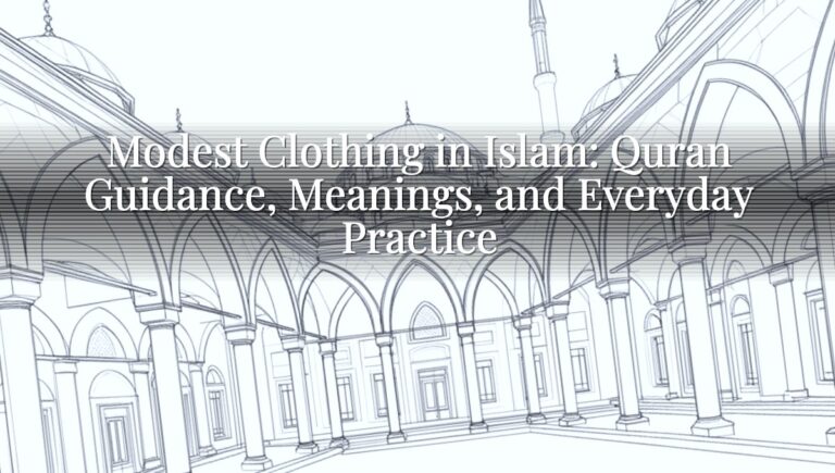 Modest Clothing in Islam: Quran Guidance, Meanings, and Everyday Practice
