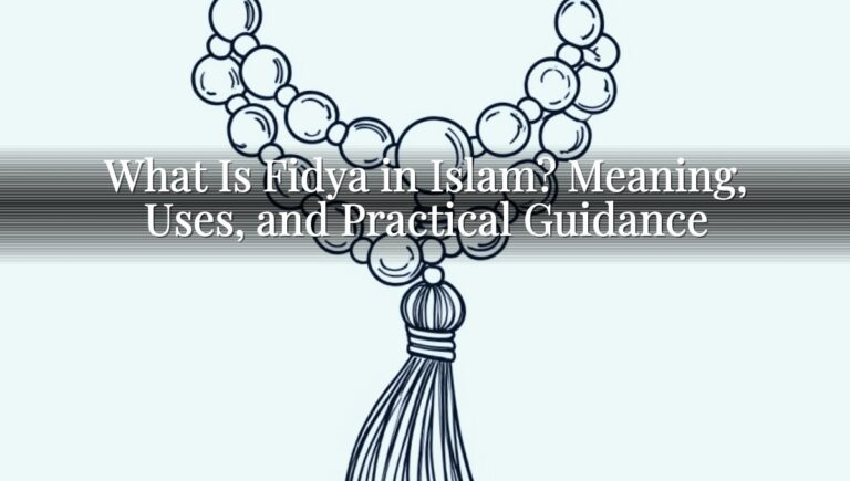 What Is Fidya in Islam? Meaning, Uses, and Practical Guidance