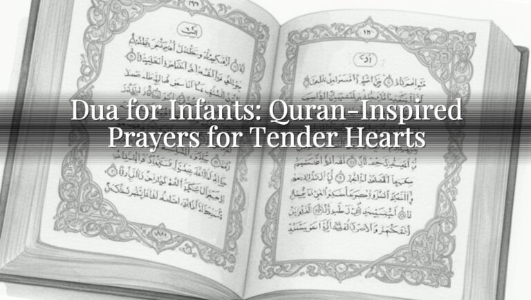 Dua for Infants: Quran-Inspired Prayers for Tender Hearts