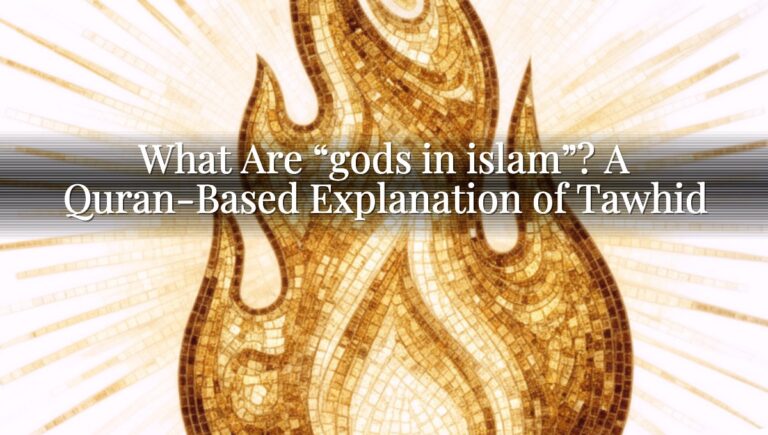 What Are “gods in islam”? A Quran-Based Explanation of Tawhid
