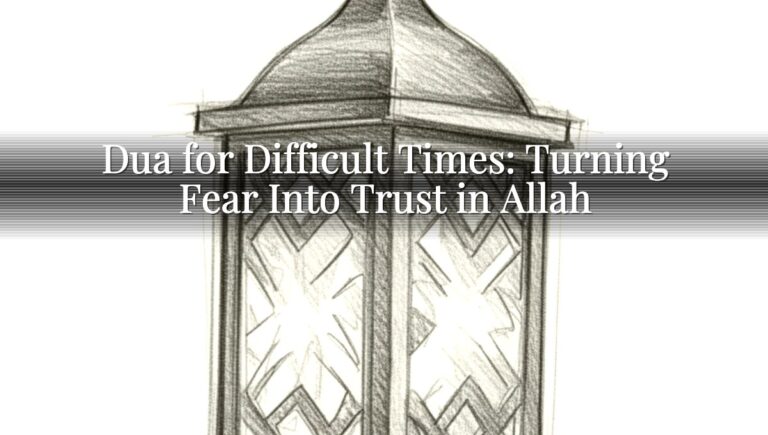 Dua for Difficult Times: Turning Fear Into Trust in Allah