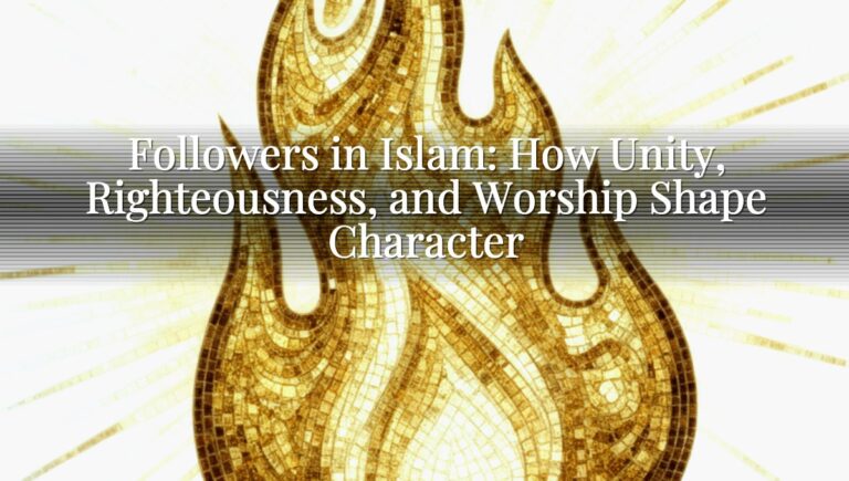 Followers in Islam: How Unity, Righteousness, and Worship Shape Character Followers in Islam: How Unity, Righteousness, and Worship Shape Character