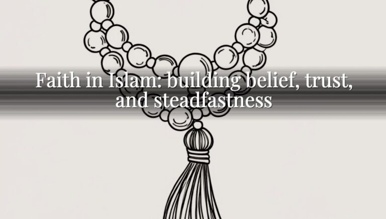 Faith in Islam: building belief, trust, and steadfastness