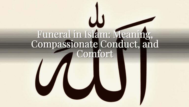 Funeral in Islam: Meaning, Compassionate Conduct, and Comfort