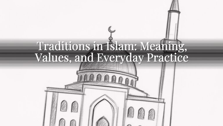 Traditions in Islam: Meaning, Values, and Everyday Practice Traditions in Islam: Meaning, Values, and Everyday Practice