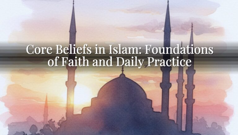 Core Beliefs in Islam: Foundations of Faith and Daily Practice Core Beliefs in Islam: Foundations of Faith and Daily Practice