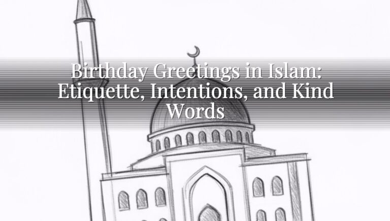 Birthday Greetings in Islam: Etiquette, Intentions, and Kind Words Birthday Greetings in Islam: Etiquette, Intentions, and Kind Words