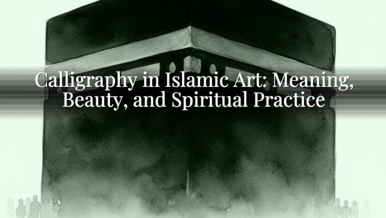 Calligraphy in Islamic Art: Meaning, Beauty, and Spiritual Practice