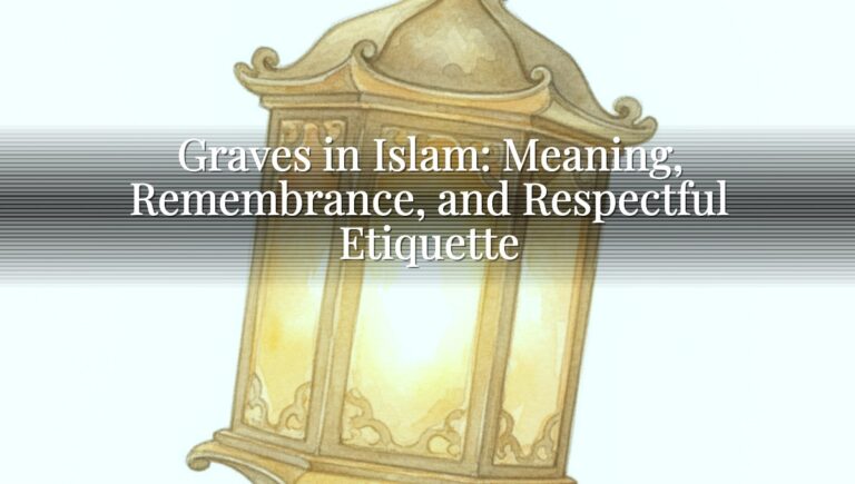 Graves in Islam: Meaning, Remembrance, and Respectful Etiquette Graves in Islam: Meaning, Remembrance, and Respectful Etiquette