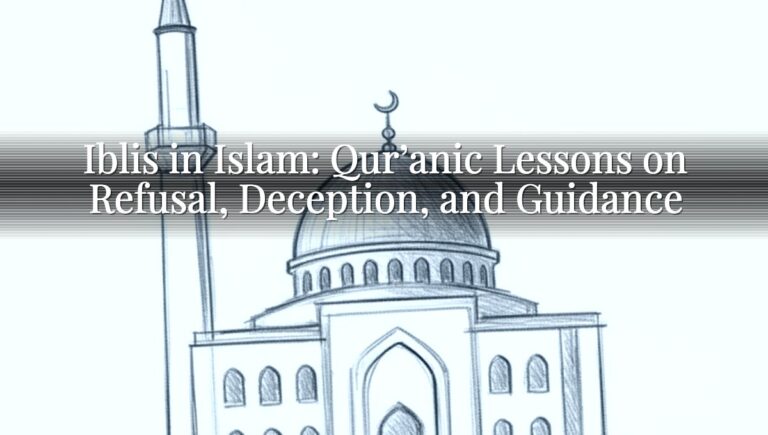 Iblis in Islam: Qur’anic Lessons on Refusal, Deception, and Guidance