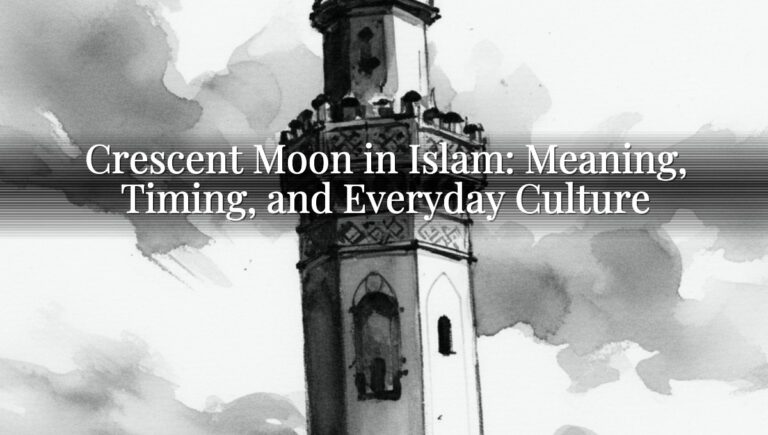 Crescent Moon in Islam: Meaning, Timing, and Everyday Culture
