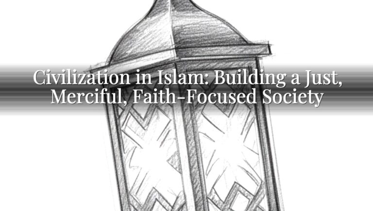 Civilization in Islam: Building a Just, Merciful, Faith-Focused Society