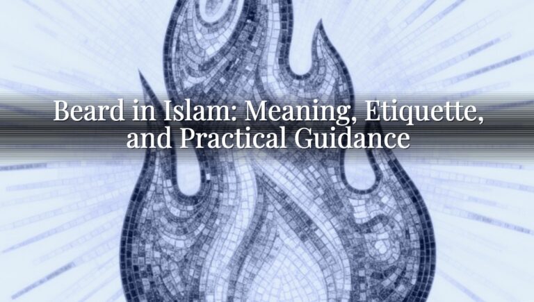 Beard in Islam: Meaning, Etiquette, and Practical Guidance Beard in Islam: Meaning, Etiquette, and Practical Guidance
