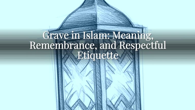 Grave in Islam: Meaning, Remembrance, and Respectful Etiquette Grave in Islam: Meaning, Remembrance, and Respectful Etiquette