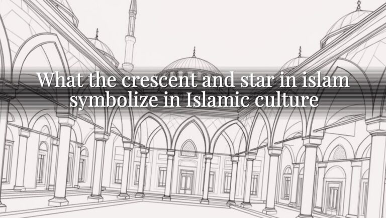 What the crescent and star in islam symbolize in Islamic culture What the crescent and star in islam symbolize in Islamic culture