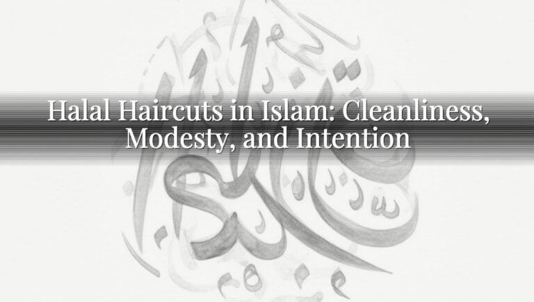 Halal Haircuts in Islam: Cleanliness, Modesty, and Intention