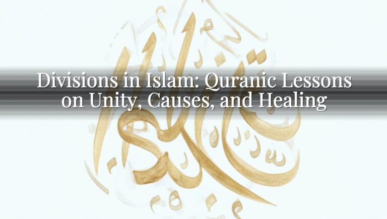 Divisions in Islam: Quranic Lessons on Unity, Causes, and Healing