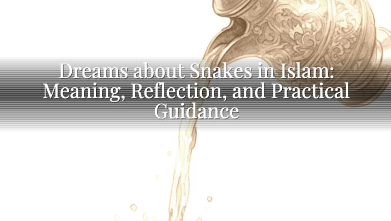 Dreams about Snakes in Islam: Meaning, Reflection, and Practical Guidance