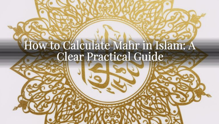How to Calculate Mahr in Islam: A Clear Practical Guide